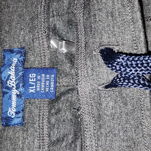 Tommy Bahama Grey Jersey Lounge Joggers Pants - Men's - Picture 9 of 11